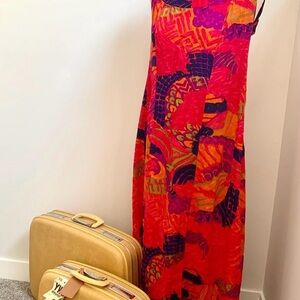 Vintage 70s Hawaiian MaxiDress